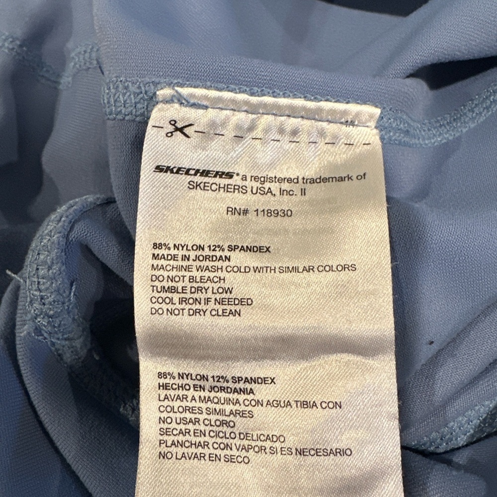 Skechers Los Angeles Blue High-Waist Pocket Leggings Women’s Size M - Picture 6 of 9